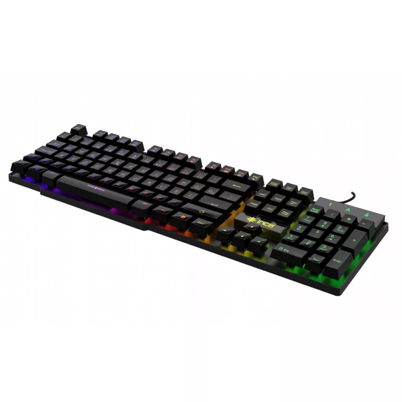Incase Gaming Keyboard IKG-446 Regenbogen, RGB, vācu izkārtojums, mazumtirdzniecība