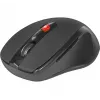 Bezvadu RF optiskā labās rokas pele DEFENDER ULTRA MM-315 — 1600 DPI, 6 pogas, USB uztvērējs, melna