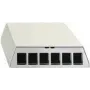 Patch panel Rutenbeck PP-UM A-6 Ap rw 6 ports pure balta