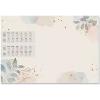 Rakstāmpapīra bloks Sigel HO304 Pastel Garden, 595 x 410 mm, 30 loksnes