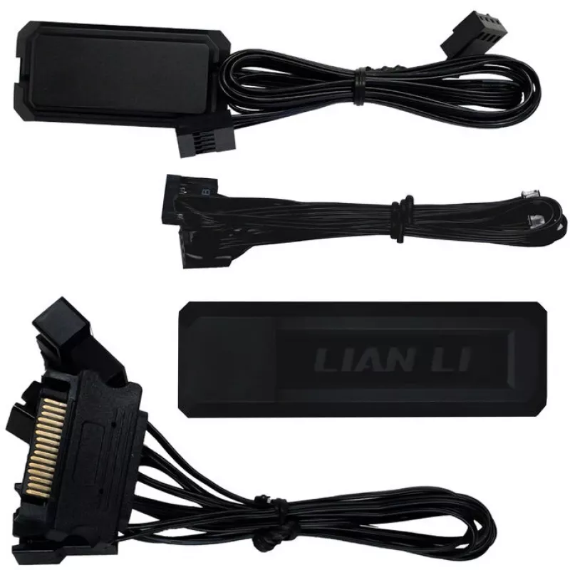 120mm ARGB PWM bezvadu LCD korpusa ventilators Lian Li UNI FAN TL ar LCD displeju
