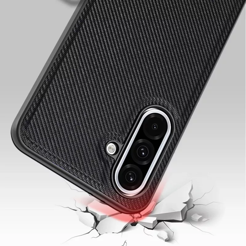StyleShell NYLO, Telefona maciņš Melns, Samsung Galaxy A36 5G