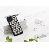 Telefona vāciņš iKins priekš iPhone 11 Pro — melns piramīdas dizains