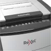 Rexel AutoFeed+ 600M papīra smalcinātājs, mikrošķiedru smalcināšana 2x15mm, P-5, 110L, 55 dB, pelēks/melns