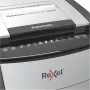 Rexel AutoFeed+ 600M papīra smalcinātājs, mikrošķiedru smalcināšana 2x15mm, P-5, 110L, 55 dB, pelēks/melns