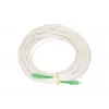 Patchcord Extralink SC/APC–SC/APC vienmoda G.657.A2 3 mm vienkāršs LSOH 10 m, balts