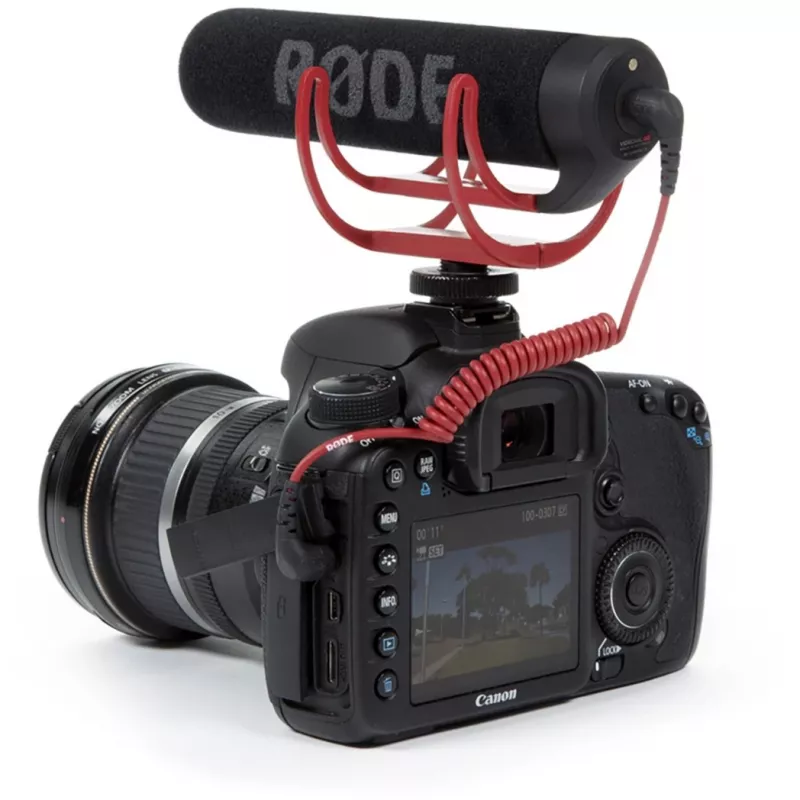 VideoMic GO, mikrofons melns/sarkans