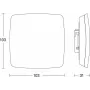 Klātbūtnes sensors Steinel True Presence UP KNX 056339 IP54 360° noteikšana