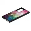 Aizsargājošs telefona vāciņš iKins Samsung Galaxy Note 20 Ultra — ūdens ziedu dizains, melns