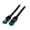 EFB-Elektronik RJ45 komutācijas kabelis Cat.6A S/FTP LSZH melns 5m Ražotājs: EFB Elektronik (MK6001.5B)