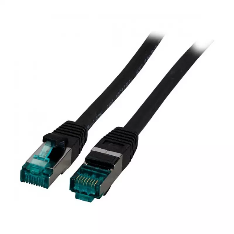 EFB-Elektronik RJ45 komutācijas kabelis Cat.6A S/FTP LSZH melns 5m Ražotājs: EFB Elektronik (MK6001.5B)