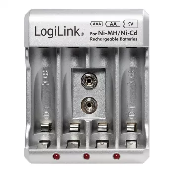 Akumulatora lādētājs Ni-MH / Ni-Cd AA / AAA / 9V