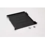 Triton plaukts ar perforāciju 1U 950 mm - 950 mm - 40 kg - melns (RAB-UP-950-A1)