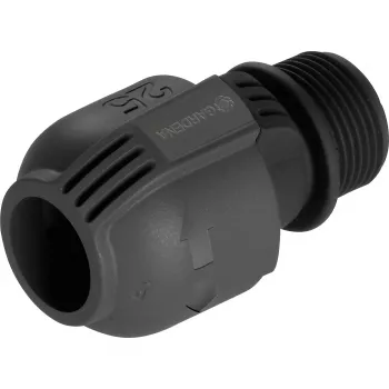Sprinkleru sistēmas savienotājs 25 mm > 1, melns savienotājs/pelēks