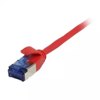 Synergy 21 kabeļa ielāps-RJ45 U/FTP 500MHz 0,15m CAT6*Sarkans* plāns apaļš d=3,8mm TPE/LSZH(Superflex) AWG32 Synergy 21 - Tīkls - CAT 6a