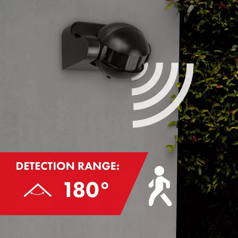 PIR kustības sensors MACLEAN MCE358 B/B – pasīvais infrasarkanais detektors iekštelpām