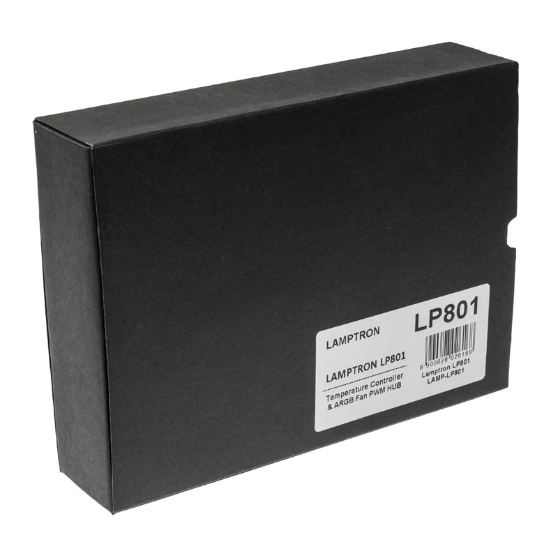 Lamptron LP801 ventilatora kontrolieris ar displeju