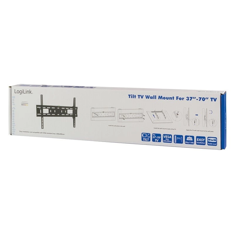 LogiLink BP0018 TV stiprinājums/statīvs 177,8 cm (70) Melns