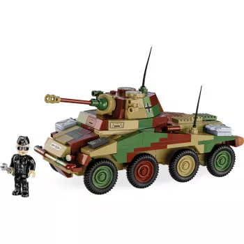 Cobi Historical Collection Otrais pasaules karš SD.Vehicle 234/2 Puma Transportlīdzeklis, Daudzkrāsains
