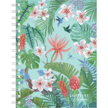 Rakstāmā Burtnīca Herlitz Ladylike Jungle A5 100 Lapas Zaļa Daudzkrāsaina