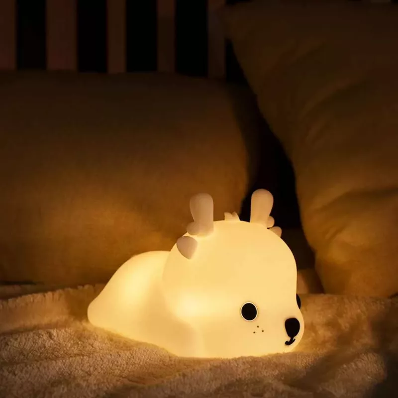 Naktslampiņa Tellur TLL441161 Baby Deer LED maigā gaismā, kompakta naktslampiņa