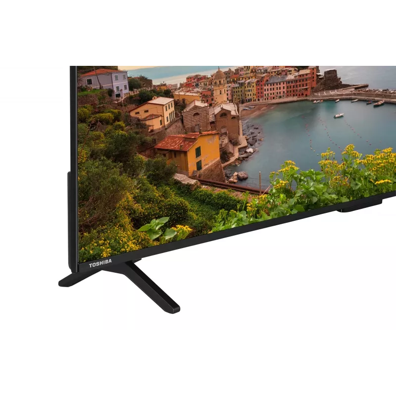 TV Toshiba 65UV2463DG 65 collas (165,1 cm) 4K Ultra HD DLED viedais televizors, 3840×2160, VIDAA, Wi‑Fi, 300 cd/m², melns