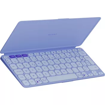 Logitech Keys-To-Go 2 Klaviatūra Universāla Bluetooth AZERTY Franču Ceriņkrāsa