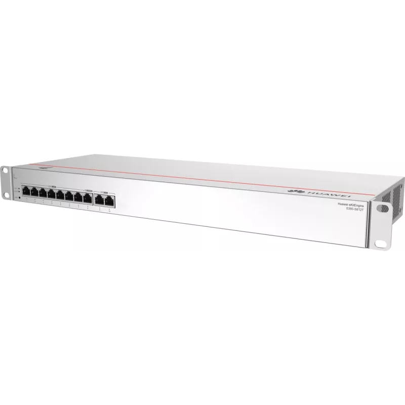 Huawei eKitEngine S380-S8T2T - komutators - pārvaldāms - 8 x 10/100/1000 - montējams statnē (98012179)
