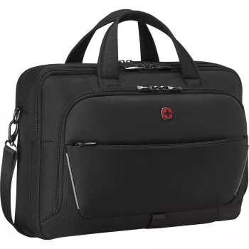 Wenger portfelis Meteor 16 inch–17 inch klēpjdatoriem (piemērots līdz 43,2 cm) melns