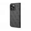 GUESS | Grāmatas vāciņš | Apple | iPhone 14 Pro Max | Gumija/Silikons | Melns