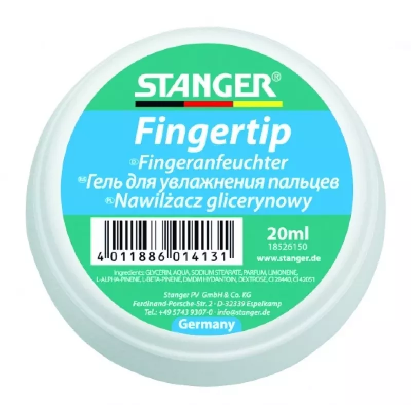 Līmes pildspalva Stanger Finger Tip 18526150, 20 ml, pirkstgala aplikators precīzai līmēšanai
