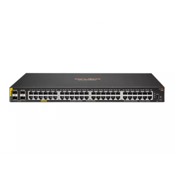 Hewlett Packard Enterprise HPE Aruba Networking CX 6100 48G Class4 PoE 4SFP+ 740W Switch - slēdzis - L3 - pārvaldāms - 48 x 10/100/1000 (PoE+) + 4 x 1 Gigabit/10 Gigabit SFP+ (augšupsaite)