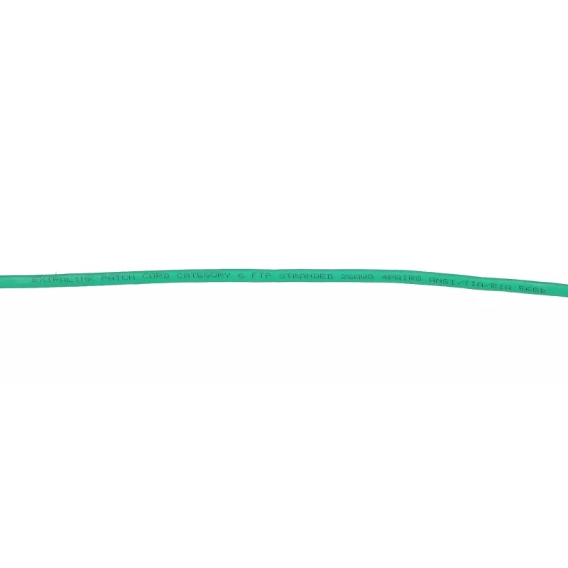 Tīkla kabelis Extralink LAN Patchcord Kat.6 RJ-45 Cat6 3m Zaļš