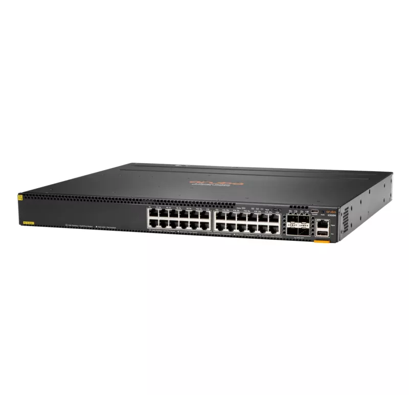 Pārvaldāms slēdzis Aruba 6300M 24 pieslēgvietas 1GbE 4. klases PoE un 4 pieslēgvietas SFP56