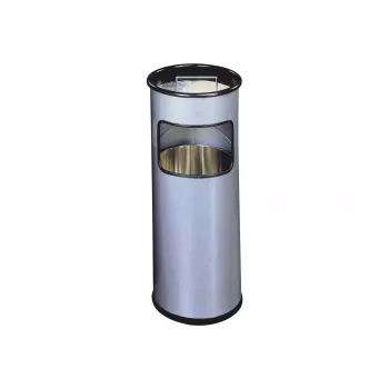 Durable pelnu-/atkritumu konteiners - apaļš - 17 L - metāls