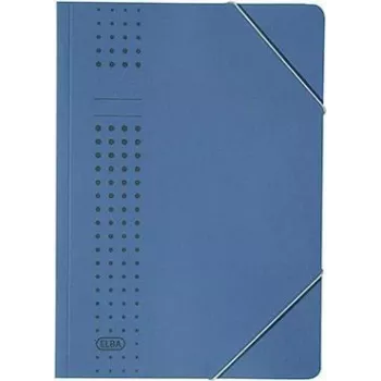 ELBA mapīte ar gumiju chic 400010108 DIN A4 150Bl. kartons tumši zila (400010108)