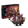 3D Puzzle cubicfun Queen Anne's Revenge Anniversary Version – modelis 306-T4040H, kolekcionējama kuģa montāža