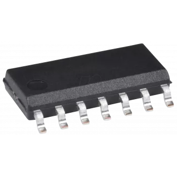 Pazeminošais komutācijas regulators Texas Instruments LM2574 M-ADJ — Regulējama izeja 1,2–37 V, ieeja 4–40 V, SO-14