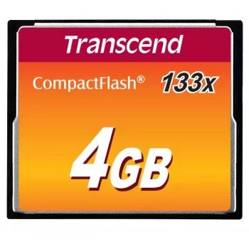 Flash atmiņa Transcend 4GB CompactFlash 133x TS4GCF133