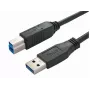 USB kabelis Bachmann 917.1205 USB 3.2 Gen 1 1 m USB A USB B melns