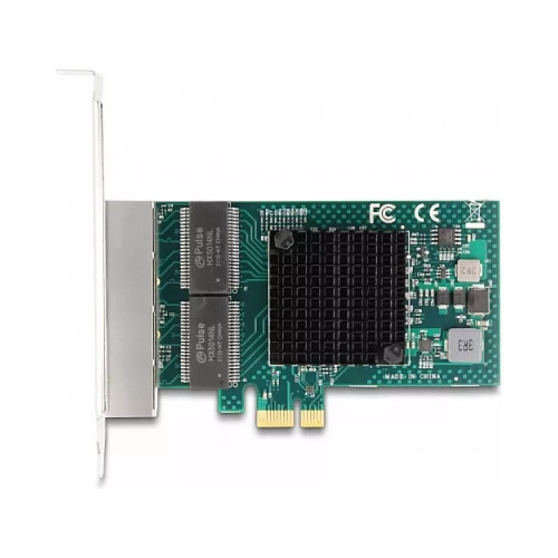DeLOCK PCI Express x1 karte uz 4 x RJ45 Gigabit LAN BCM