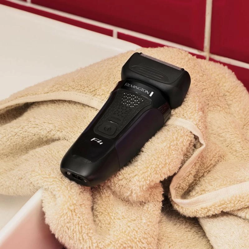 Remington Shaver F4 Style Series Wet & Dry melns zils (F4002)