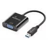 MediaRange MRCS230 video kabeļa adapteris 0,2 m USB Type-A VGA D-Sub Melns