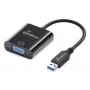 MediaRange MRCS230 video kabeļa adapteris 0,2 m USB Type-A VGA D-Sub Melns
