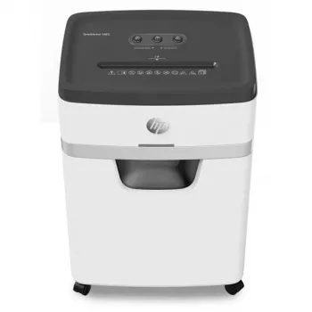 HP OneShred 18CC papīra smalcinātājs daļiņu griešana 65 dB 22 cm Balts, Melns