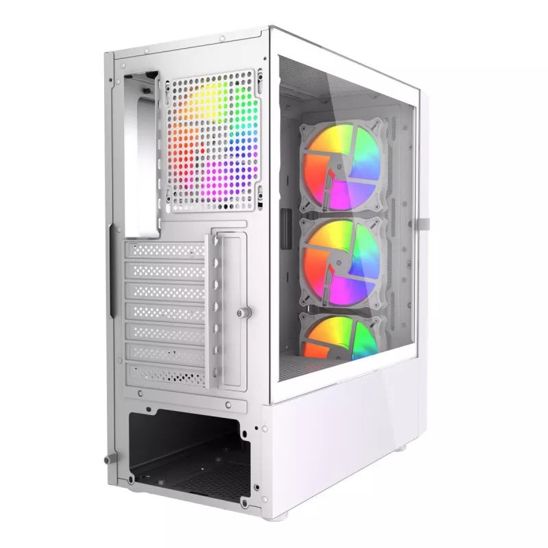 PC korpuss Midi Tower Fornax 4300 ATX balts