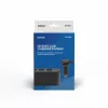 Automašīnas USB lādētājs SAVIO SA-024 — universāls mobilo ierīču lādētājs, ieeja 12–24 V, izeja 5 V, melns, cigarešu aizdedzinātāja ligzdai