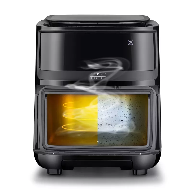 Gaisa fritieris Caso Steam and AirFry 700, 1700 W, 7 L, melns