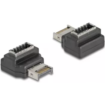 Kabeļa savienotājadapters DeLOCK 67237 USB Type-E melns