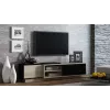 Cama TV skapis SIGMA1 180 sonomas ozols/melns glancēts